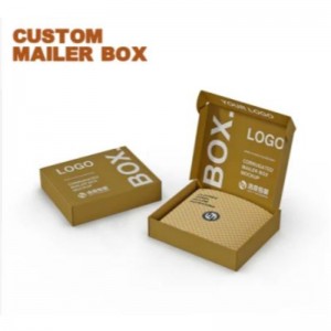 Anpassad tryckbar fällbar korrugerad kartongpappersförpackningslåda för underkläder KLÄDER Anpassad förpackningslåda Kosmetisk förpackning Presentförvaring Breat Kartonglåda